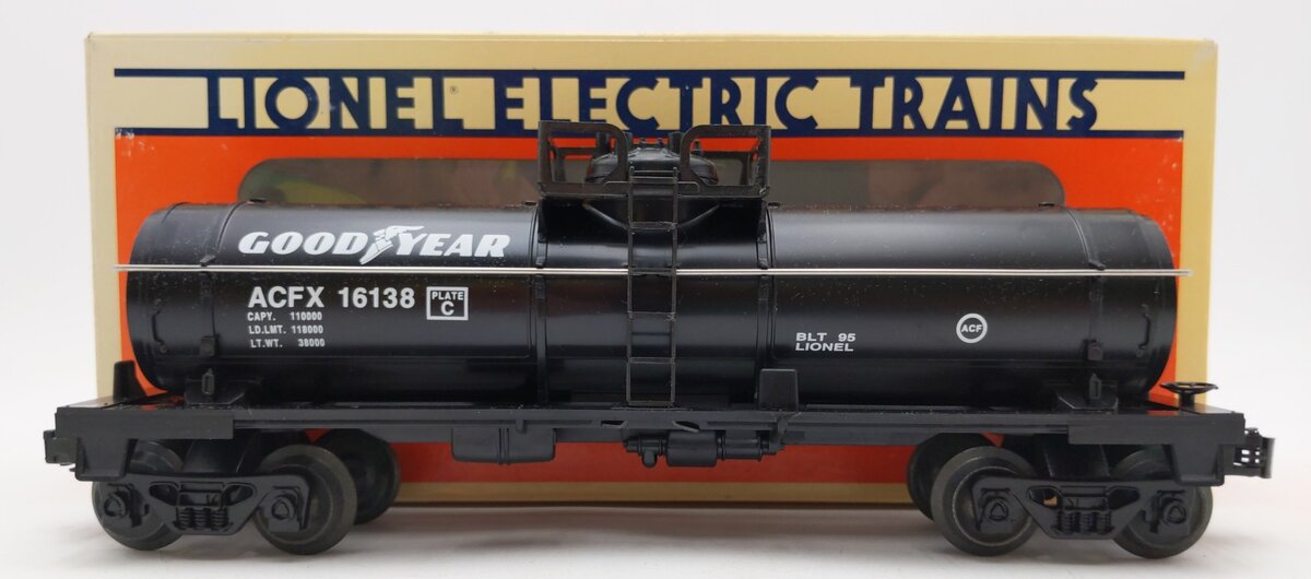 Lionel 6-16138 O Gauge ACFX Goodyear Single Dome Tank Car #16138 LN/Box