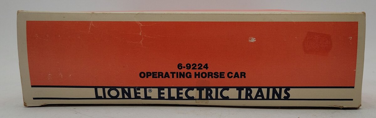 Lionel 6-9224 O Gauge Churchill Downs Operating Horse Car Set EX/Box