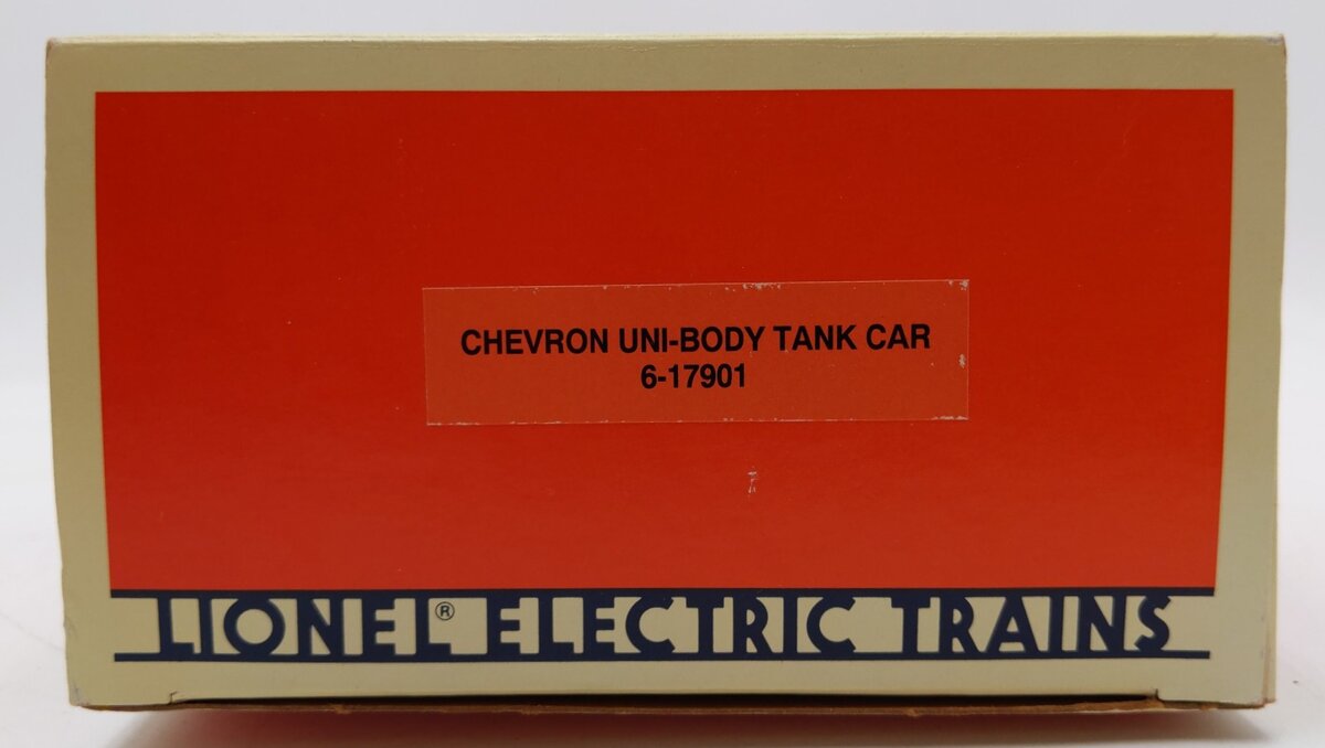 Lionel 6-17901 O Gauge Chevron Uni-body Tank Car LN/Box