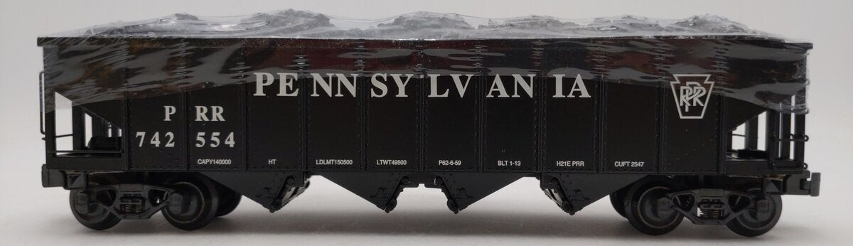 K-Line K626-1892 O Gauge Pennsylvania 4-Bay Die Cast Hopper #742554 NIB
