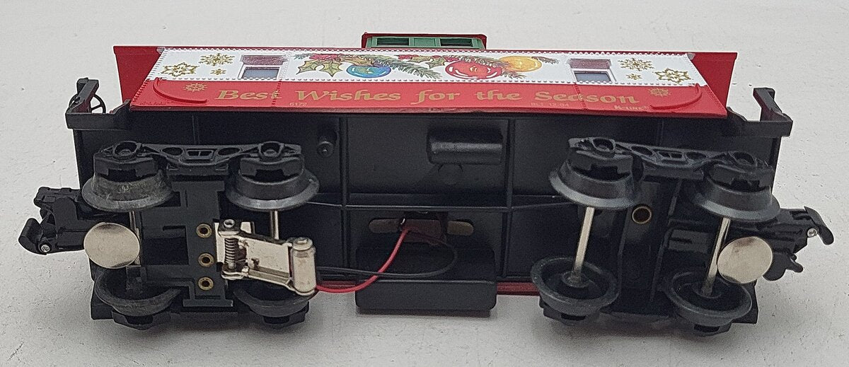 K-Line K-6172 O Gauge Illuminated X'Mas Caboose LN/Box