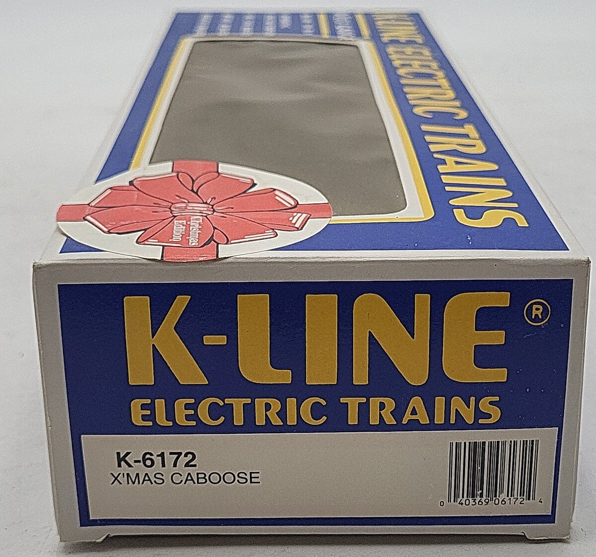 K-Line K-6172 O Gauge Illuminated X'Mas Caboose LN/Box