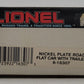 Lionel 6-16307 O Gauge Nickel Plate Road Flatcar with Trailers EX/Box