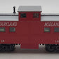 Weaver U2936LD O Gauge Maryland Midland Northeastern Caboose #18 LN/Box