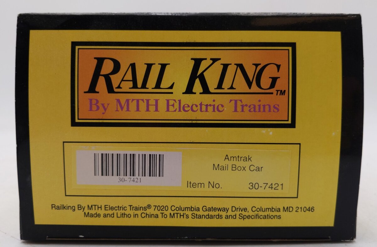 MTH 30-7421 O Amtrak Mail Boxcar #1670 LN/Box