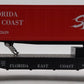 MTH 30-7627 O Gauge Florida East Coast Flatcarwith Trailer #64273 LN/Box