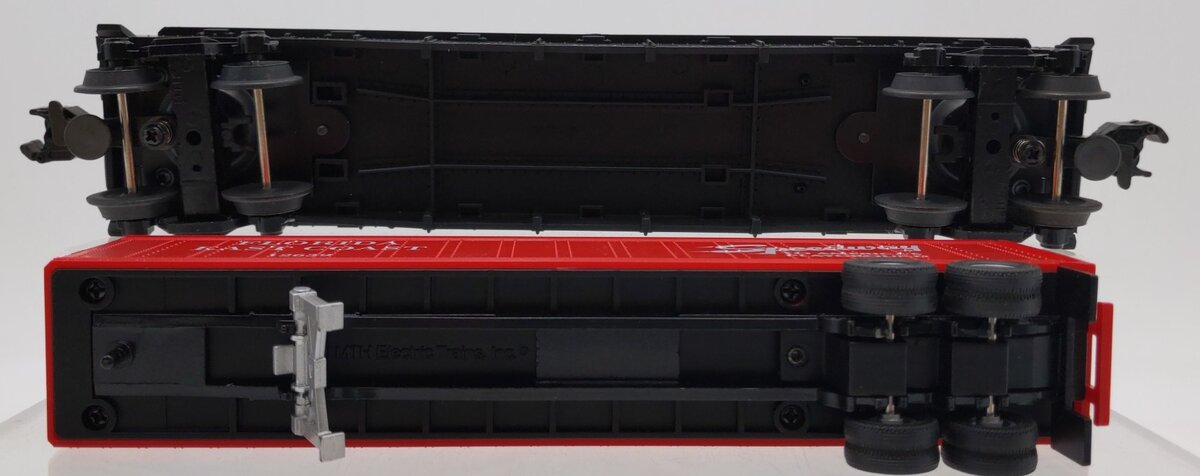 MTH 30-7627 O Gauge Florida East Coast Flatcarwith Trailer #64273 LN/Box