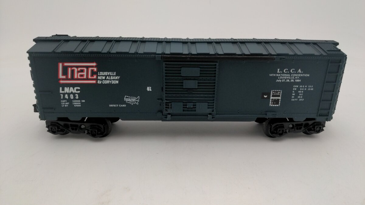 Lionel 6-7403 O Gauge L.C.C.A 1984 LNAC Boxcar EX/Box