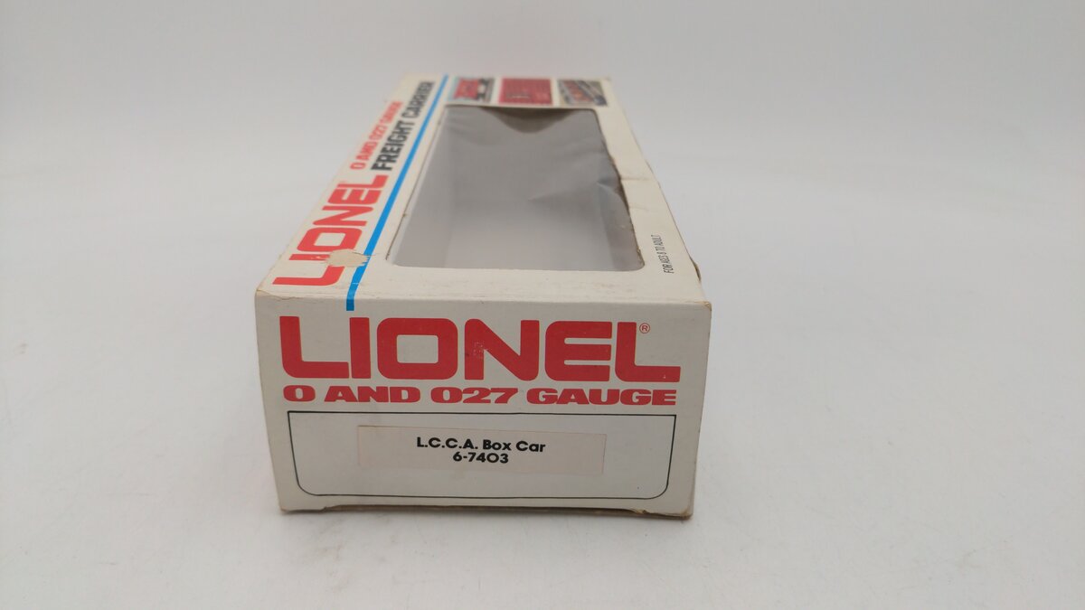 Lionel 6-7403 O Gauge L.C.C.A 1984 LNAC Boxcar EX/Box