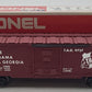 Lionel 6-9727 O Gauge LCCA Tennessee Alabama & Georgia Boxcar LN/Box