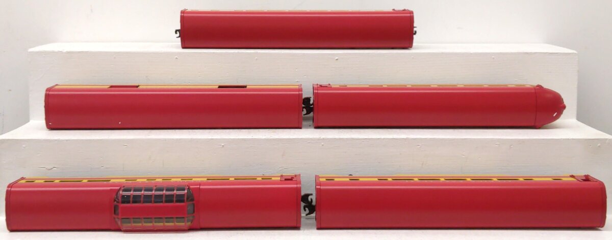 MTH 20-6005 O Florida East Coast 60' Aluminum Passenger Car Set (Set of 5) EX/Box