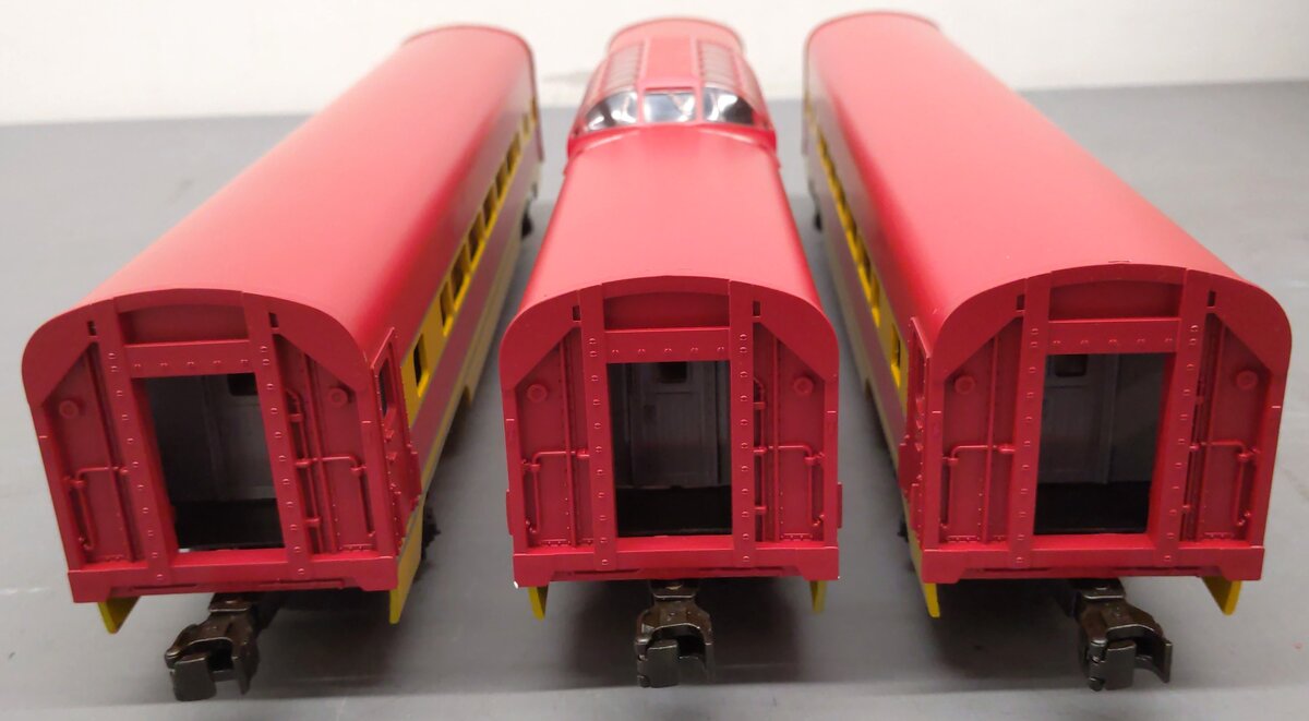 MTH 20-6005 O Florida East Coast 60' Aluminum Passenger Car Set (Set of 5) EX/Box