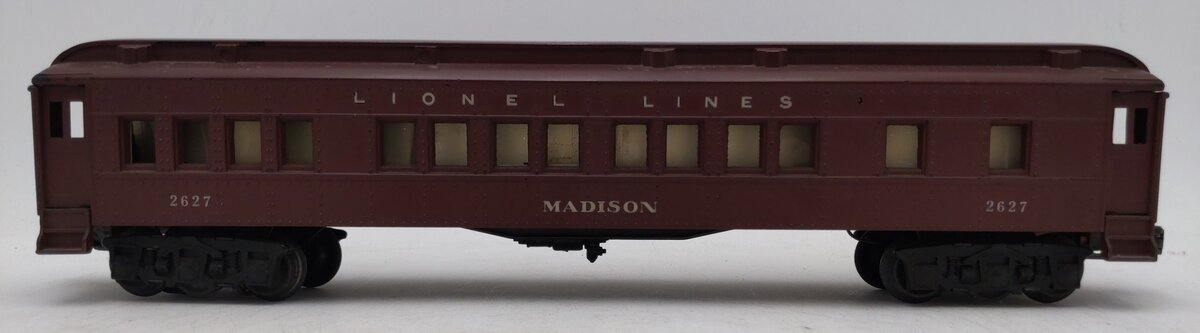 Lionel 2627 Vintage O Lionel Line  Madison Heavyweight Passenger Car VG