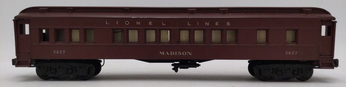 Lionel 2627 Vintage O Lionel Line  Madison Heavyweight Passenger Car VG