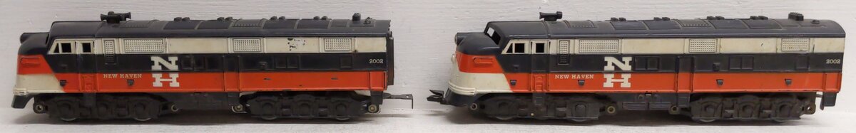 Marx 2002 Vintage O Gauge New Haven AA Diesel Locomotive Set