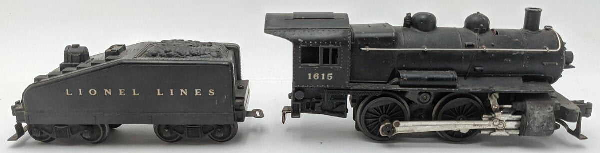 Lionel 1615 Vintage O 0-4-0 Die-Cast Steam Switcher Locomotive & Tender