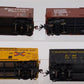 HO Scale Assorted Boxcars [4] VG