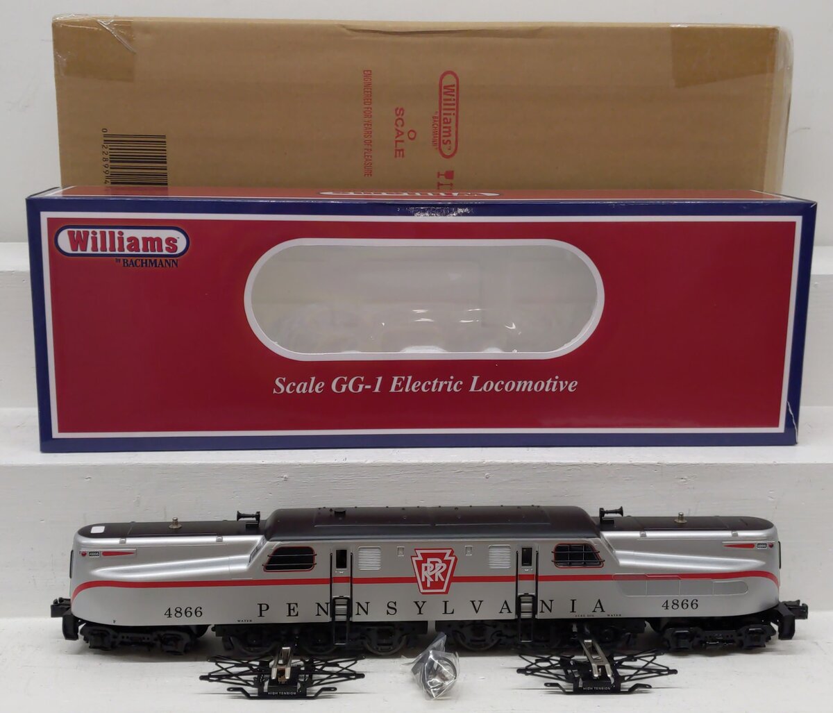 Williams 41853 O Pennsylvania Conventional GG-1 Electric Loco #4866 - 3-Rail