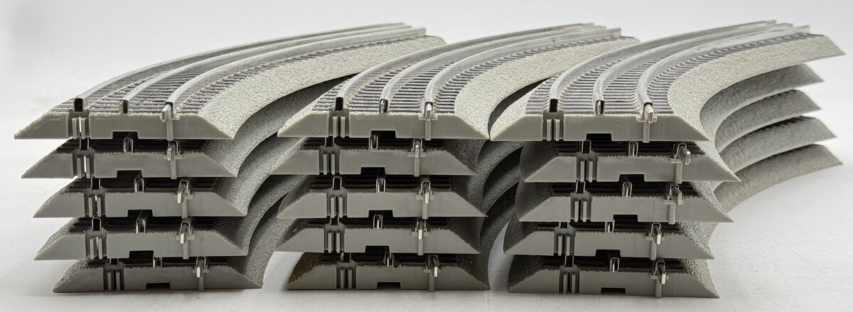 Lionel 6-12015 FasTrack O36 45-Degree Curved Track [15] EX