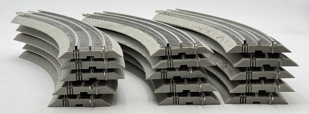 Lionel 6-12015 FasTrack O36 45-Degree Curved Track [15] EX