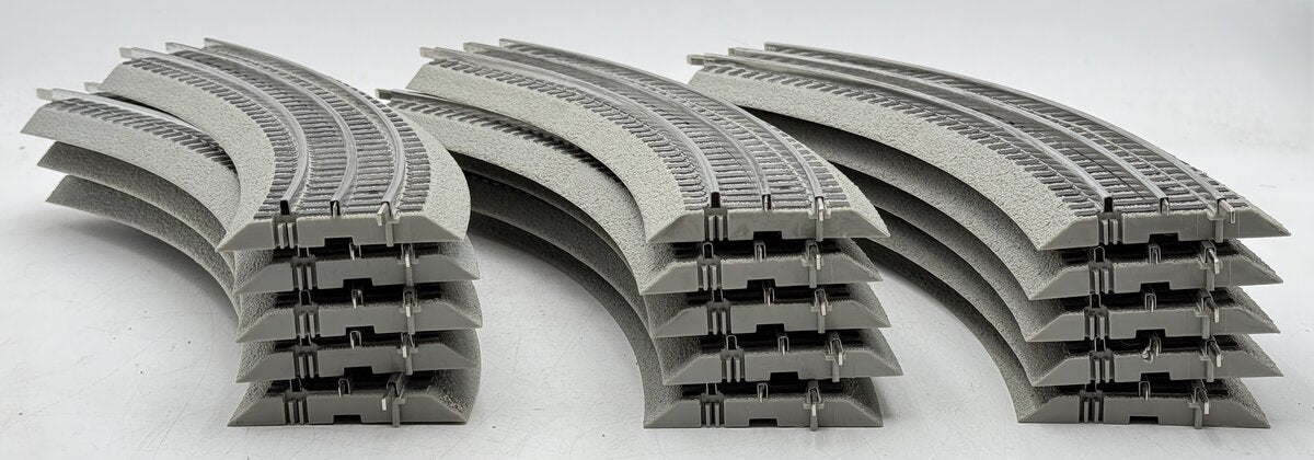 Lionel 6-12015 FasTrack O36 45-Degree Curved Track [15] EX