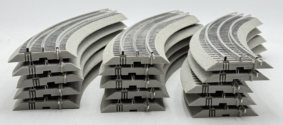 Lionel 6-12015 FasTrack O36 45-Degree Curved Track [15] EX