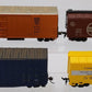 HO Scale Assorted Boxcars [4] VG