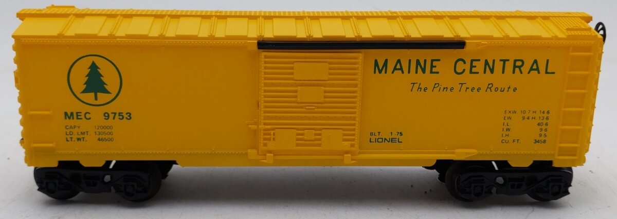 Lionel 6-9753 O Gauge Maine Central Boxcar LN/Box