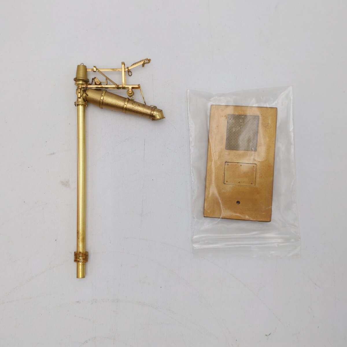 Precision Scale Co. 15343 O Scale Brass Water Column - Unpainted LN/Box