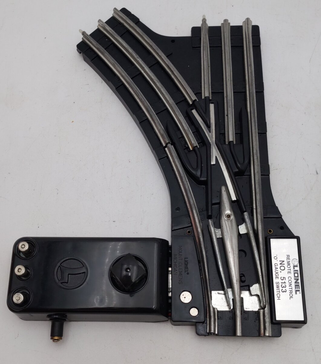 Lionel 6-5133 O Gauge Left Hand Remote Control Switch Turnout VG/Box