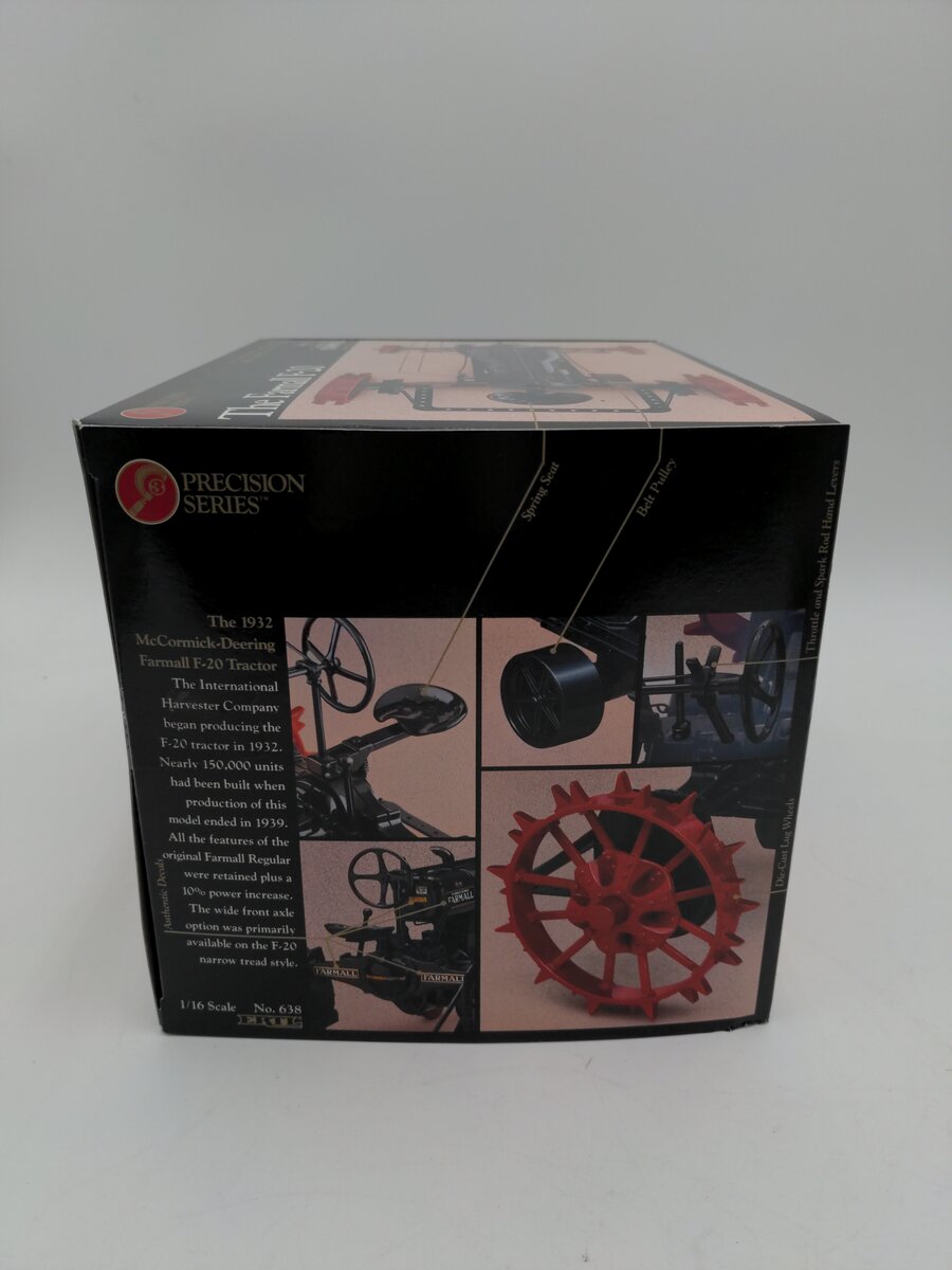 Ertl 638 1:16 Scale Precision Series "The Farmall F-20" Diecast Tractor LN/Box