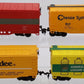 HO Scale Assorted Boxcars [4] VG