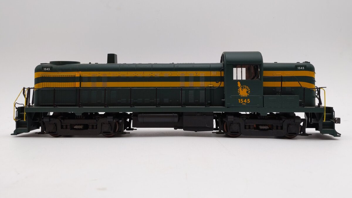 Weaver 5011 O Scale Central of New Jersey RS-3 Diesel Locomotive #1545 - 2 Rail EX/Box