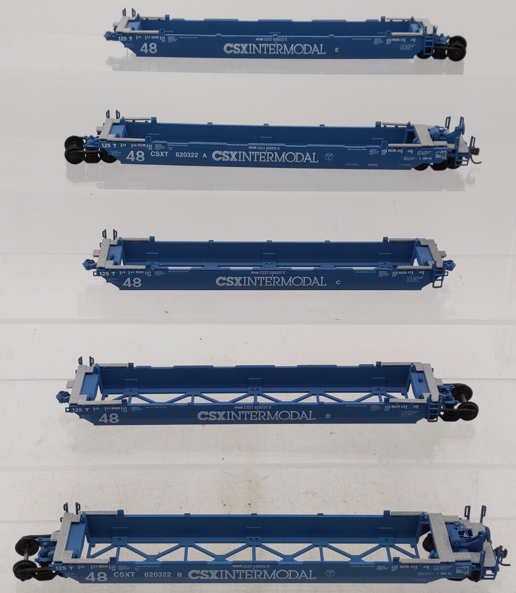 Con-Cor HO Scale Central Soya Stack Train #620322 EX