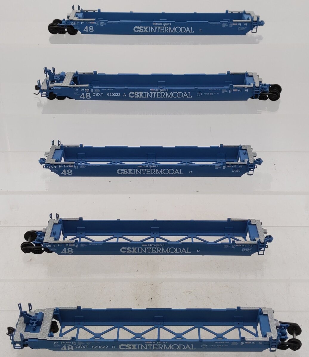 Con-Cor HO Scale Central Soya Stack Train #620322 EX
