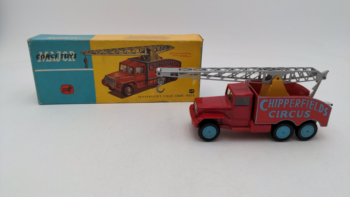 Corgi 1121 Chipperfields Circus Crane Truck A Classic Diecast EX/Box