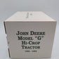 Ertl 5000TA 1/16 John Deere Model G Hi-Crop Tractor, 1997 Two-Cylinder 7 LN/Box