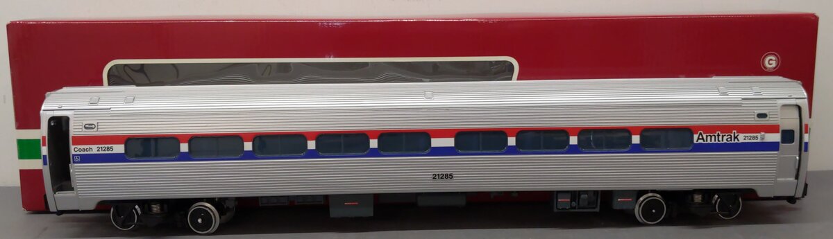 LGB 30223 G Scale Amtrak Amfleet Phase III Passenger Car #21285 - Metal Wheels EX/Box