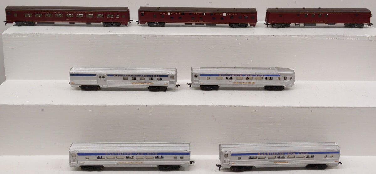 Tyco, Bachmann, & AHM HO Assorted Passenger Cars [7] EX/Box