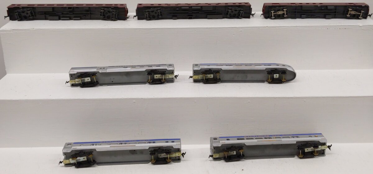 Tyco, Bachmann, & AHM HO Assorted Passenger Cars [7] EX/Box