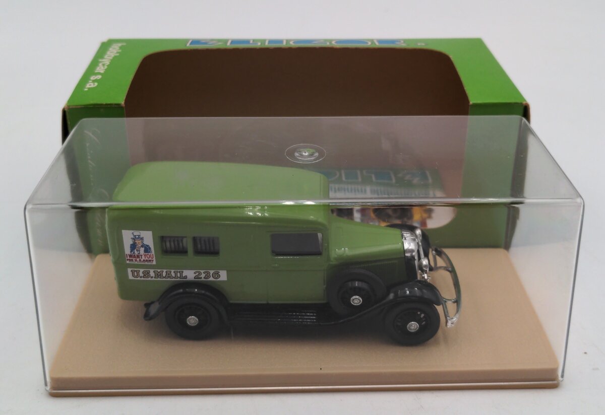 Eligor 1099 Ford V8 1934 Fourgon U.S Mail EX/Box