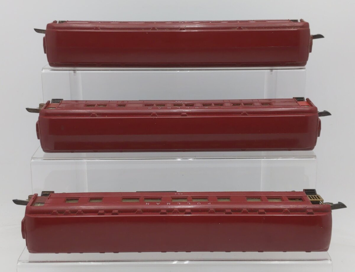 American Flyer S Post-War Passenger Cars: 652, 654 [3] VG/Box