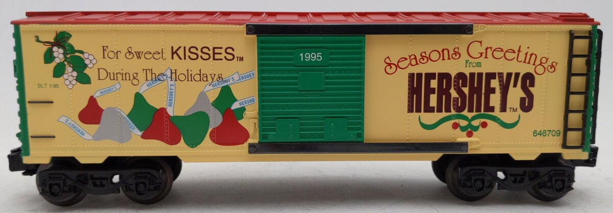 K-Line K-646709 O Hershey's 1995 Christmas Boxcar EX/Box
