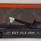 Lionel 6-82249 O Bethlehem Steel Boom Car EX/Box