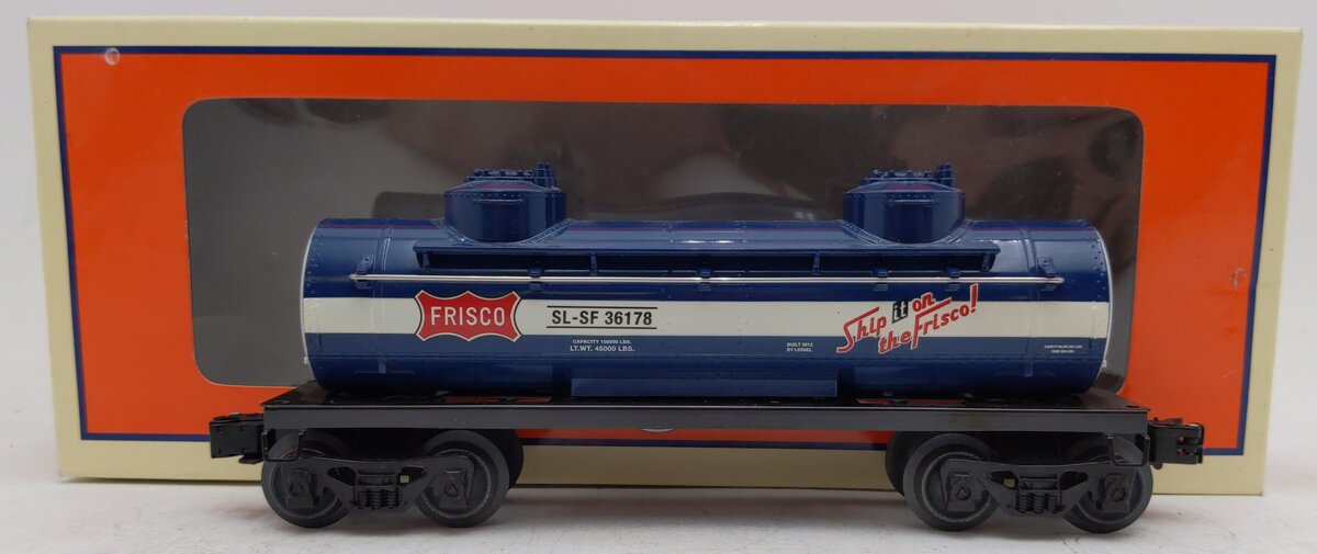 Lionel 6-36178 O Gauge Frisco 2-Dome Tank Car EX/Box