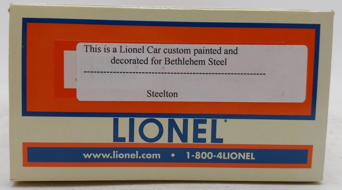 Lionel 6496 O Gauge EDI100 Bethlehem Steel Box Car #6496 EX/Box