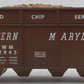 Lionel 6-82344 O Western Maryland Wood Chip Hopper #2945 VG/Box