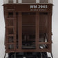 Lionel 6-82344 O Western Maryland Wood Chip Hopper #2945 VG/Box