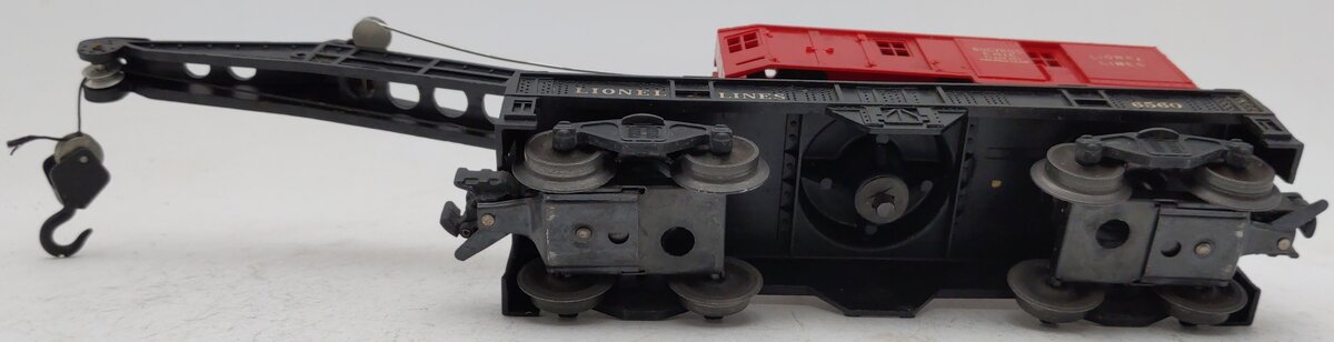 Lionel 6560 Vintage O Lionel Lines Bucyrus Erie Crane Car - Red Cab