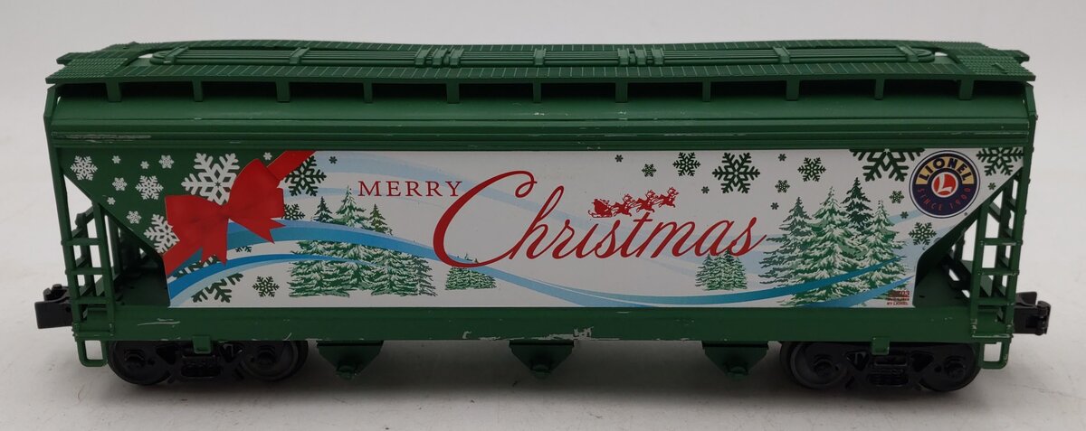 Lionel 3-18703 O Merry Christmas Lionscale 3-Bay Hopper